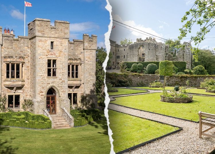 Medieval English castle linked to Hadrian’s Wall hits market for lofty sum, but there’s a catch