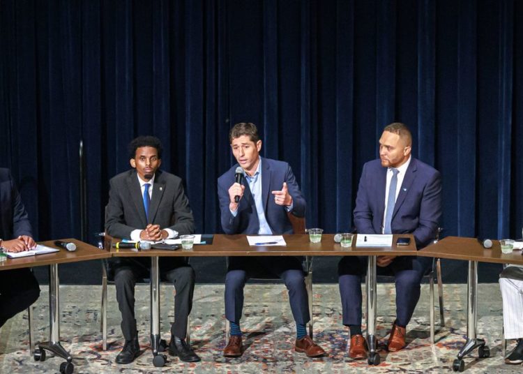 Minneapolis Mayor Jacob Frey seeks to fend off democratic socialist’s challenge in a crowded race