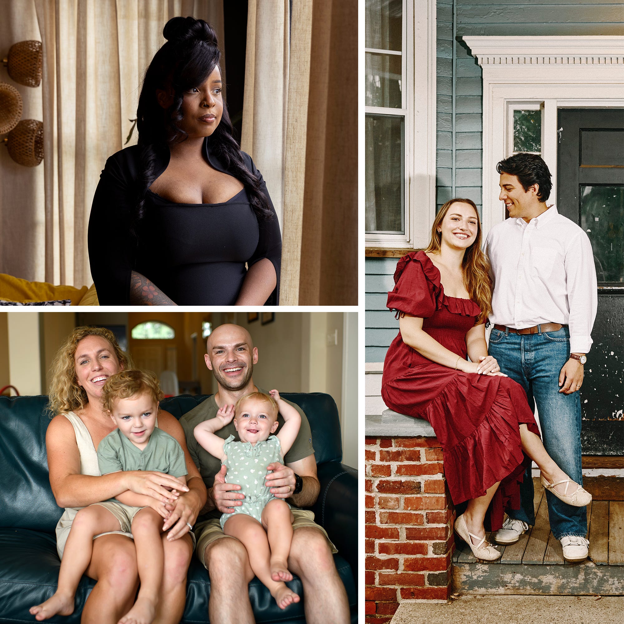 Photos of people who relocated