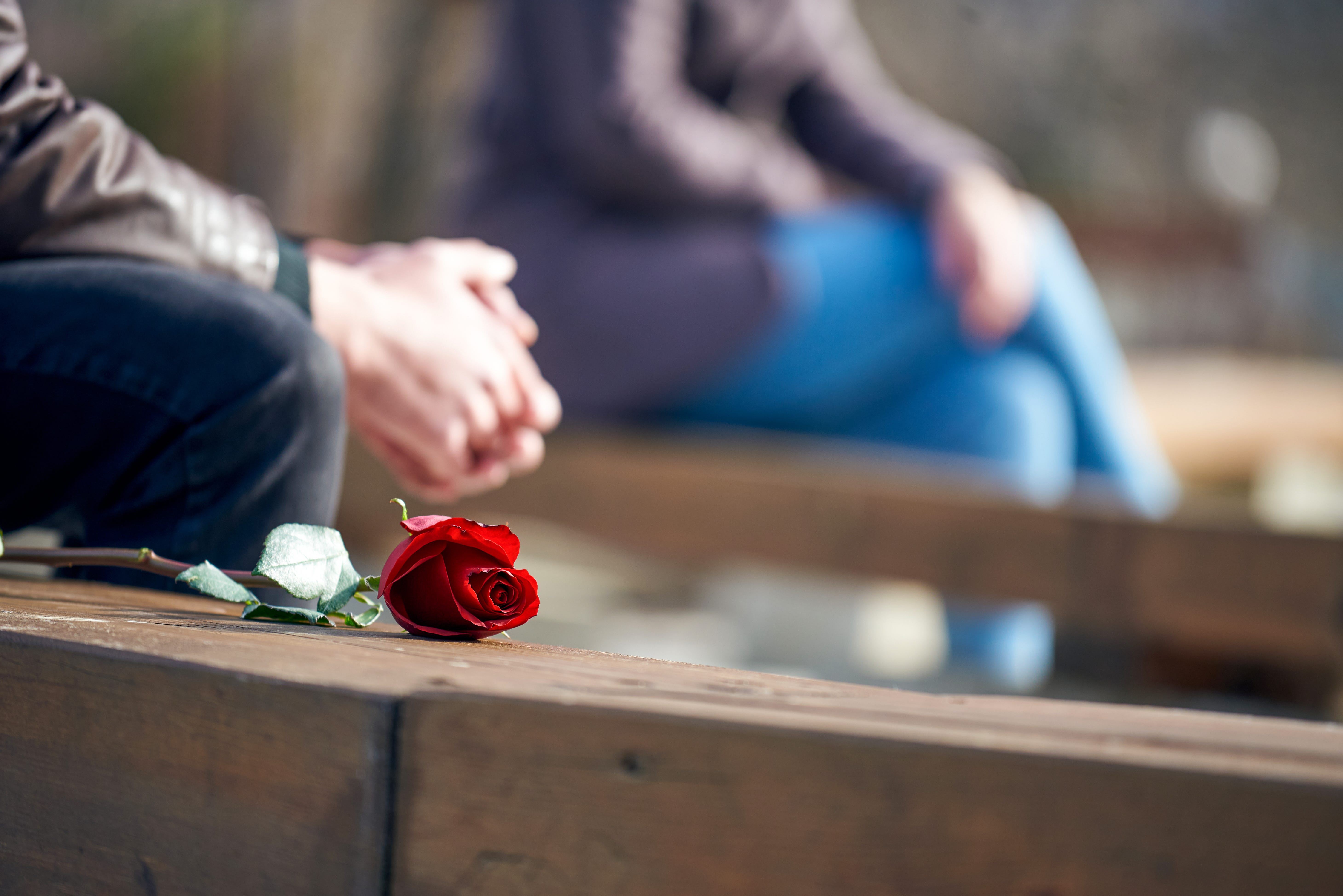 A young couple in an argument