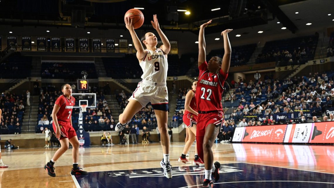 No. 1 UConn handles No. 20 Louisville 79-66 in opening game moved due to government shutdown