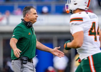 No. 10 Miami’s margin for error is gone after critical mistakes in 26-20 OT loss to SMU