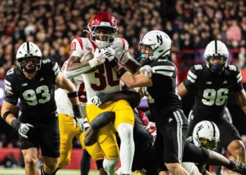 No. 23 USC uses late surge to win at Nebraska and keep playoff hopes alive