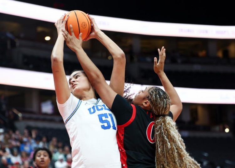 No. 3 UCLA women’s basketball fends off feisty San Diego State to win opener