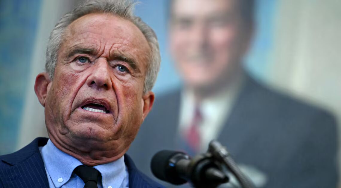 RFK Jr.’s Awkward Reaction to Question About Cousin’s Run for Congress