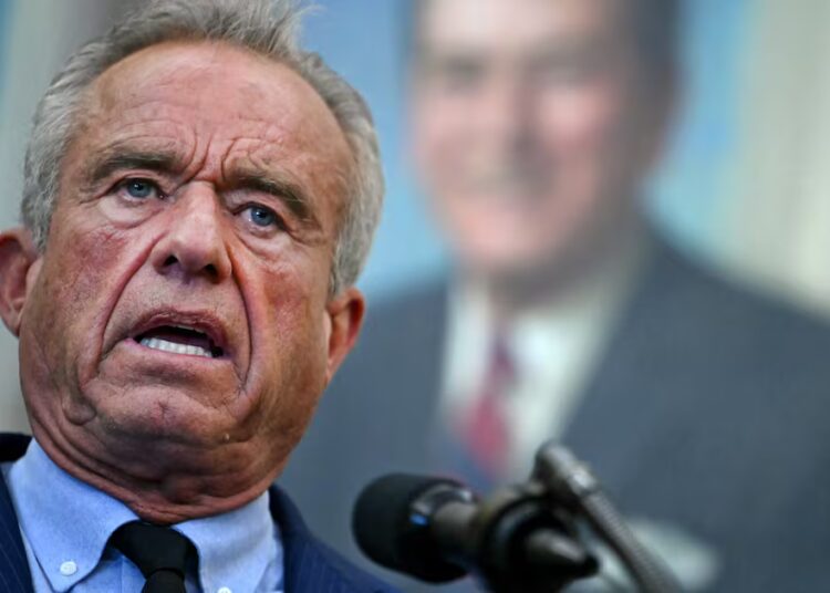 RFK Jr.’s Awkward Reaction to Question About Cousin’s Run for Congress