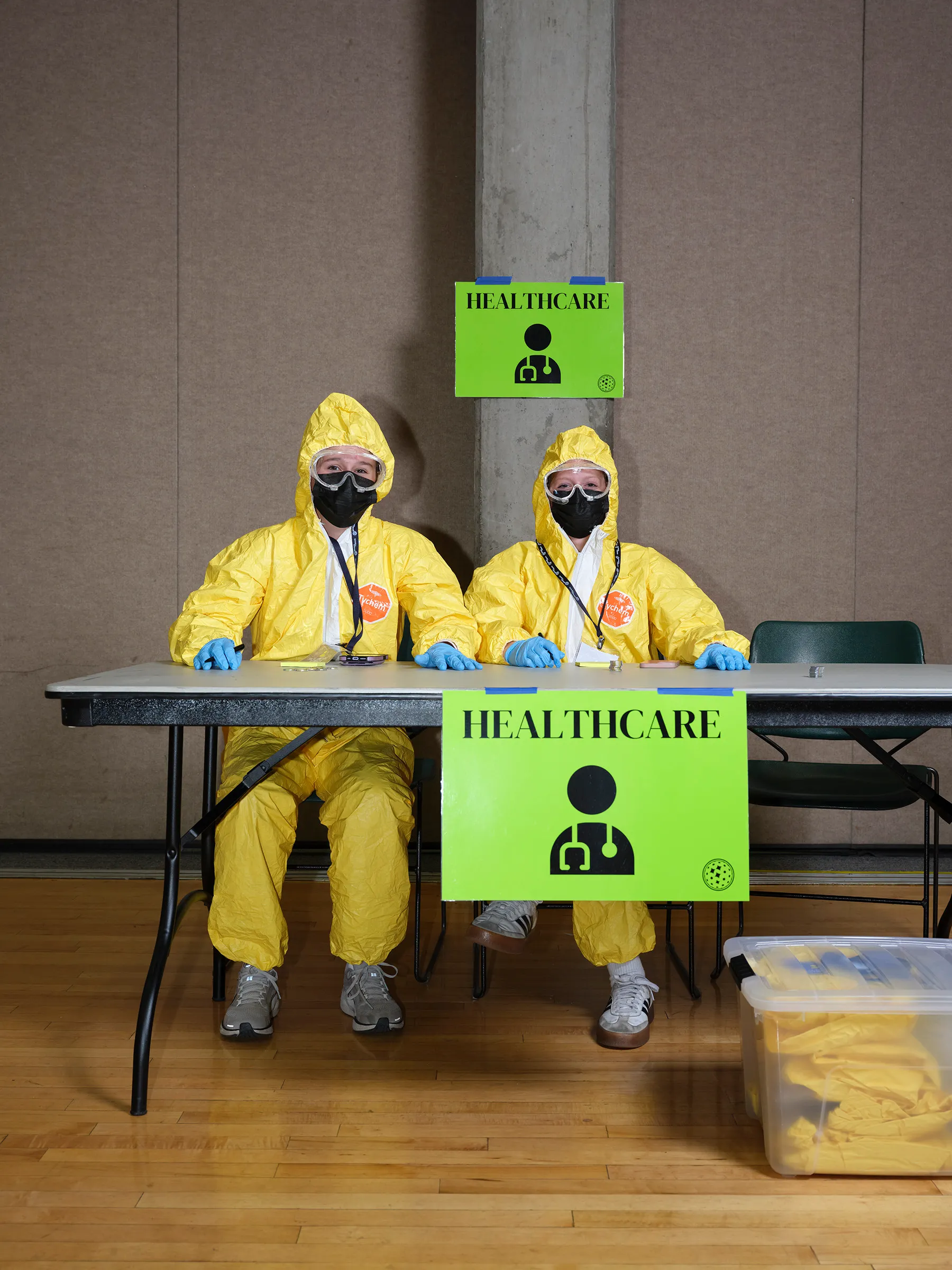 Students participate in Operation Outbreak on Oct. 3, 2025 at Utah Valley University in Orem, Utah.