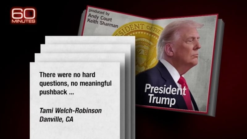 Viewer feedback on 60 Minutes interview