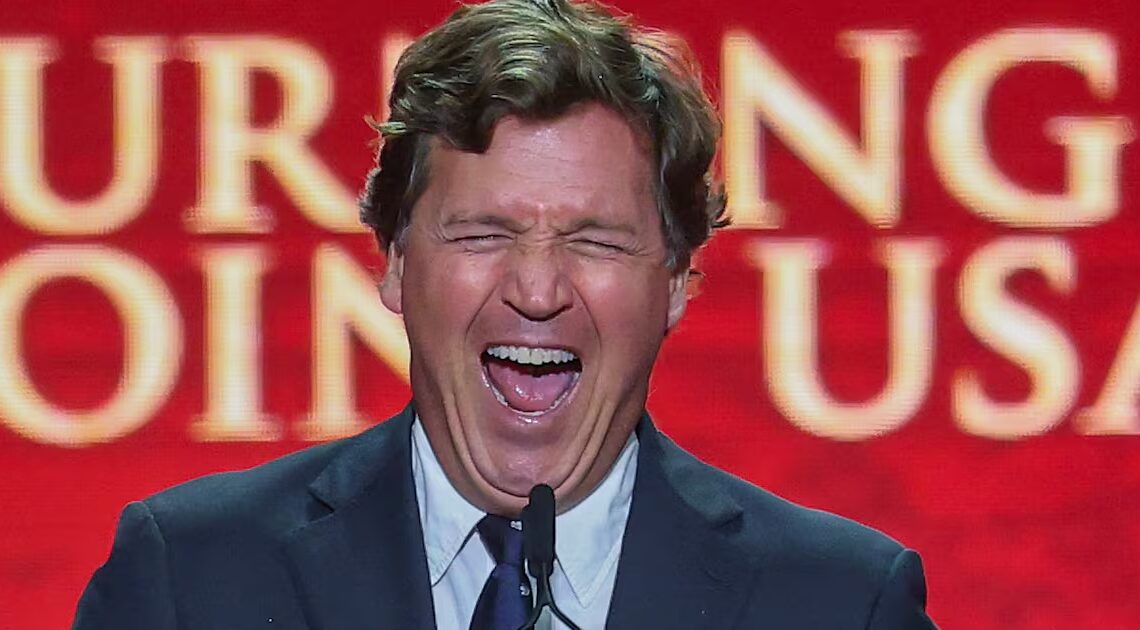 Tucker Carlson Laughs at GOP Senator in Spiraling MAGA Civil War