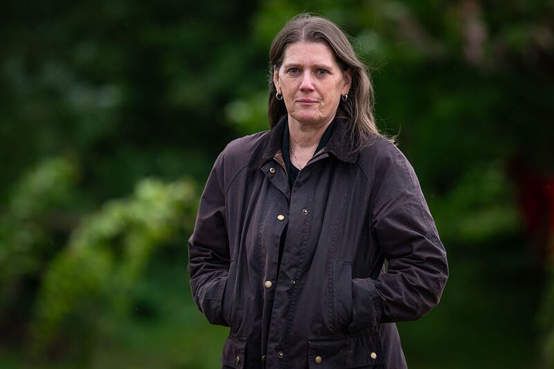 Mary Trump, American psychologist and writer and niece to President of the United States Donald Trump, poses for a photograph at Hay Festival on May 26, 2025 in Hay-on-Wye, Wales. The annual festival of literature and the arts returns to Hay-on-Wye. Peter Florence devised the popular British culture festival along with his parents, Norman and Rhoda in 1988 and was described by Bill Clinton in 2001 as "The Woodstock of the mind". (Photo by Matthew Horwood/Getty Images)