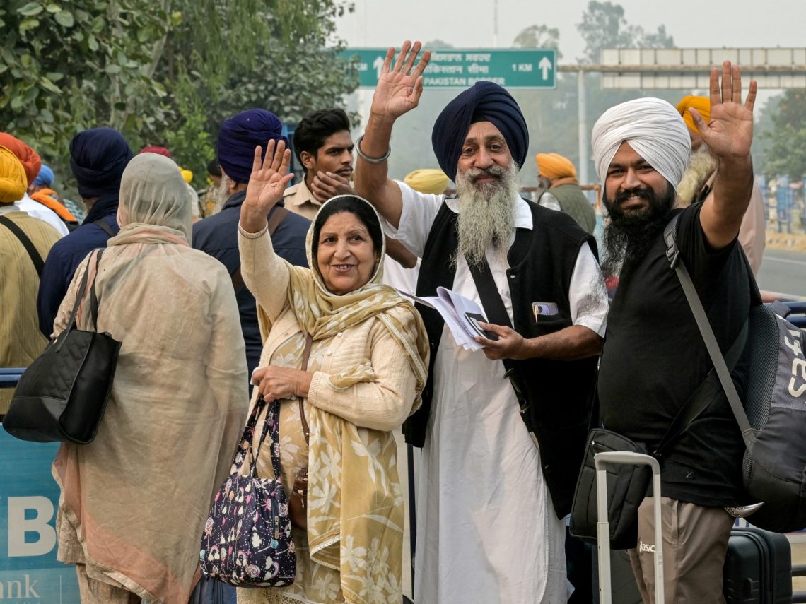 Pakistan welcomes Indian Sikh pilgrims in first crossing since May conflict