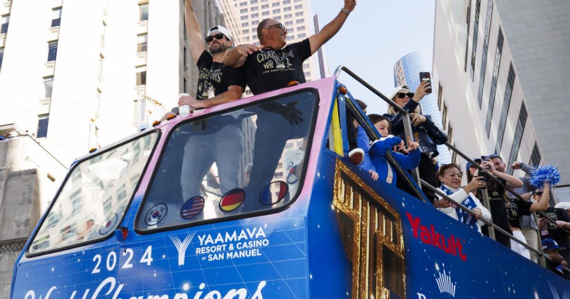 Party time: Dodgers’ championship parade and rally on Monday