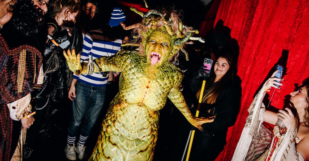 Petrified Cake,
A Cat in Hats: Wackiest Looks at Heidi Klum’s Halloween