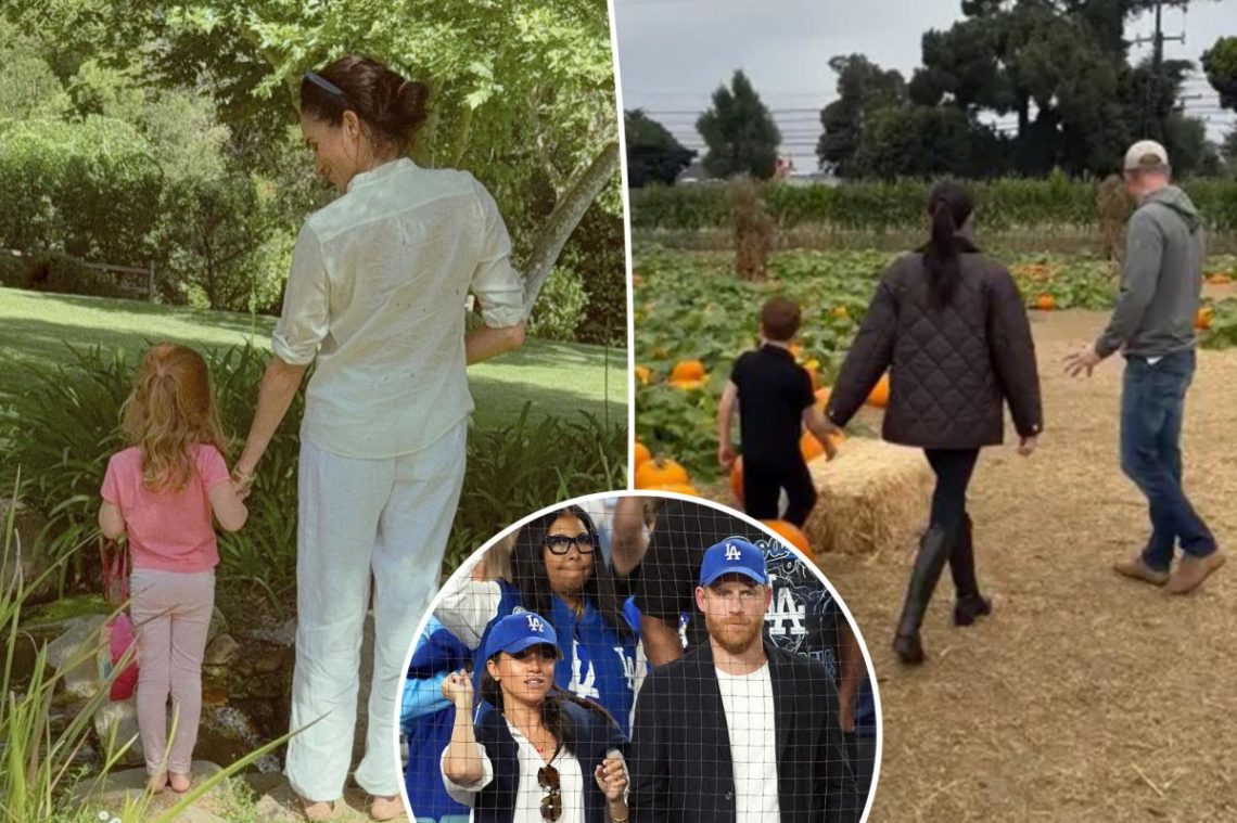 Prince Harry isn’t loving Meghan Markle’s recent posts of him and their kids