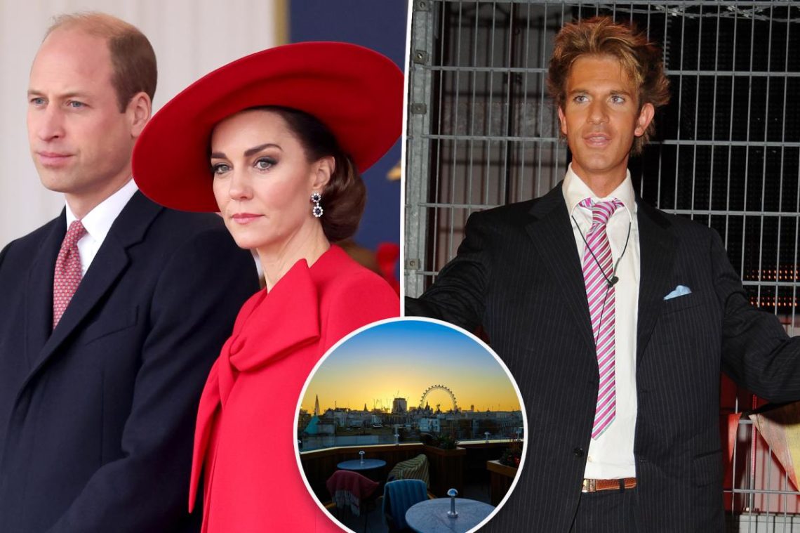 Prince William’s college pal dies after plunging 100 feet from rooftop bar in London
