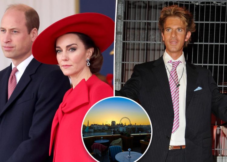 Prince William’s college pal dies after plunging 100 feet from rooftop bar in London