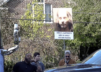 Protester trolls Spanberger with transgender pedophile’s mugshot as he’s due in nearby court