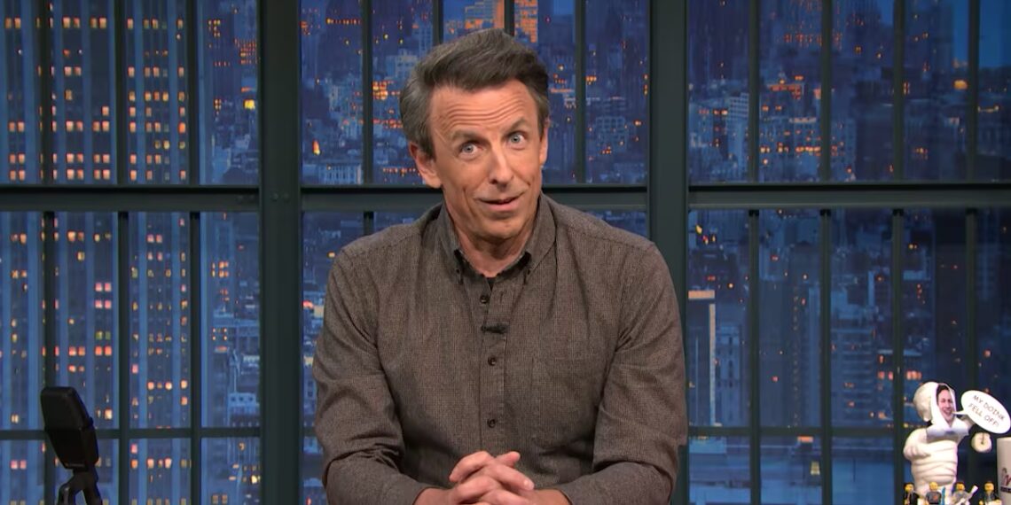 Seth Meyers Declares ‘I Think We Got Him’ After Trump-Epstein Bombshell