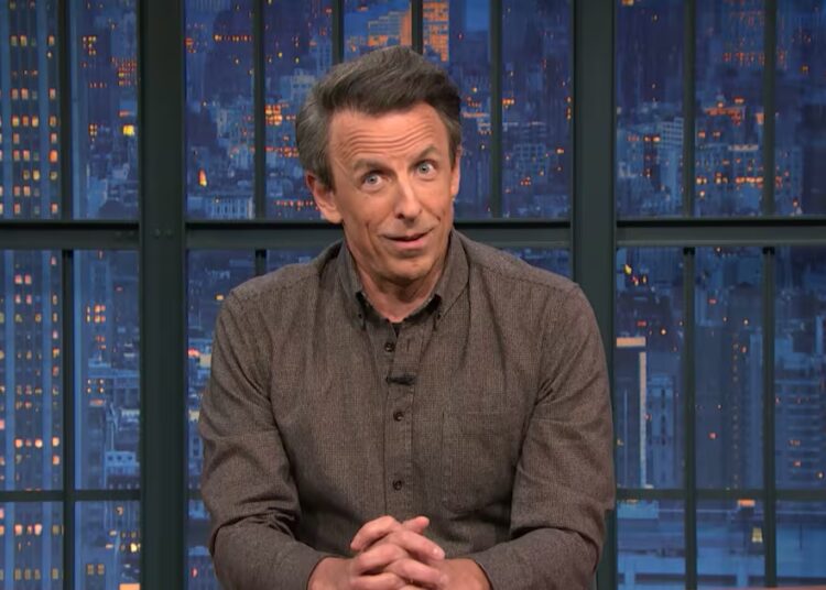 Seth Meyers Declares ‘I Think We Got Him’ After Trump-Epstein Bombshell