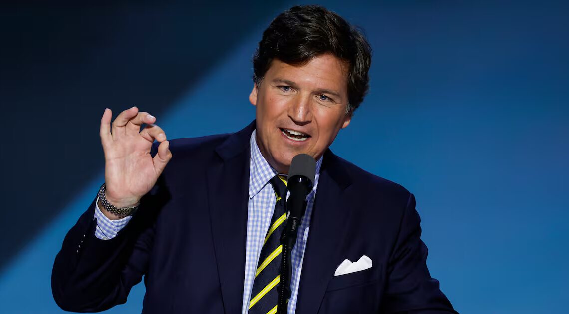 Tucker Carlson Launches Gilded New Cash Grab