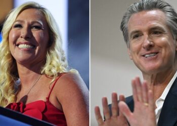 Marjorie Taylor Greene Goes Full Newsom to Mock Trump