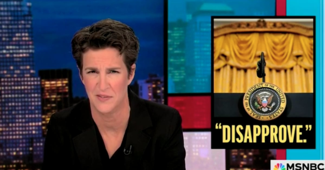 Rachel Maddow Rages Over Trump’s Pity for Disgraced Andrew
