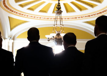 Republicans Point Fingers After Their Losses, but Not at Trump