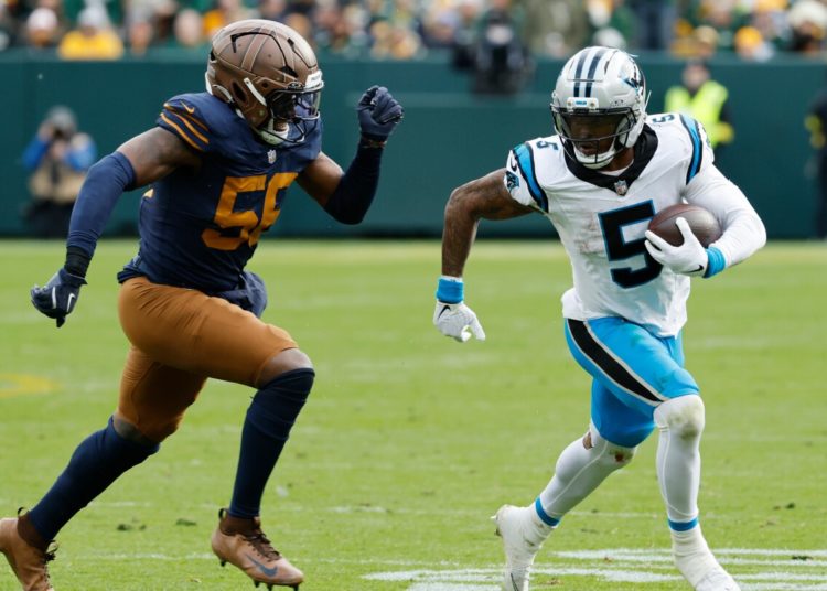 Rico Dowdle’s big day and Ryan Fitzgerald’s big kick give Panthers 16-13 win over Packers