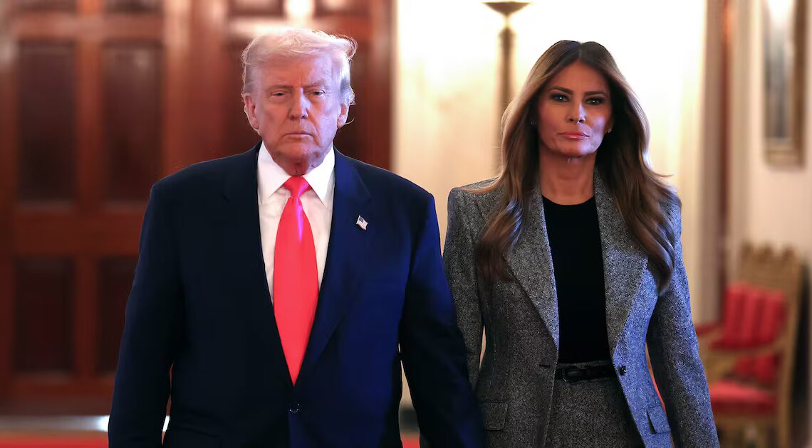 Trump Blows Off Epstein Questions at Melania Event