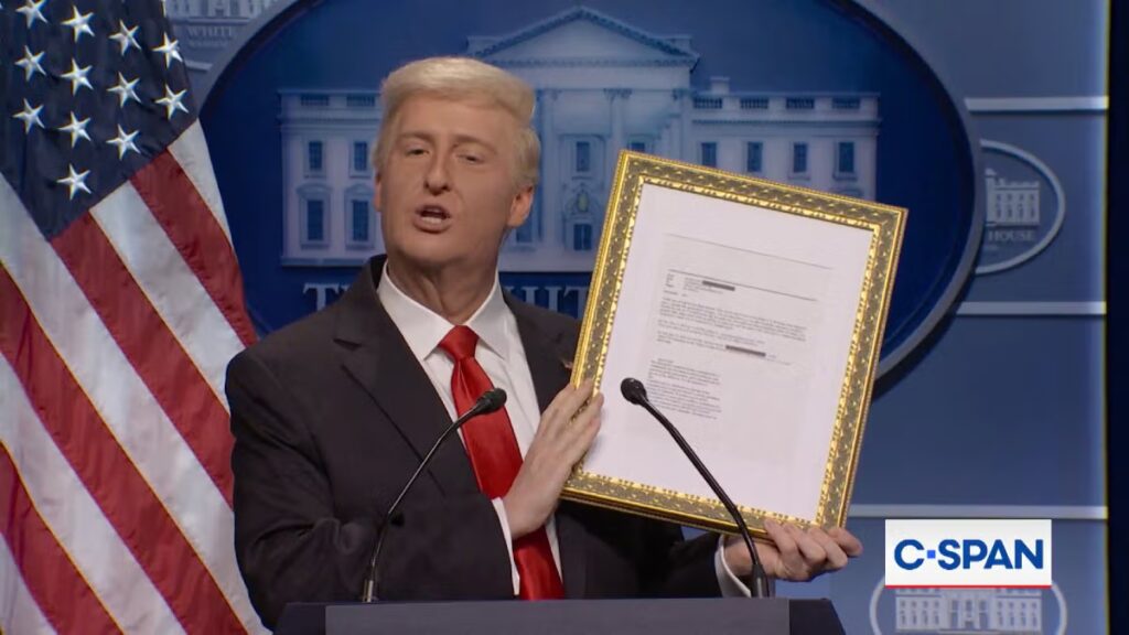 ‘SNL’: Trump Tries Selling Framed Epstein Files in Cold Open | Video