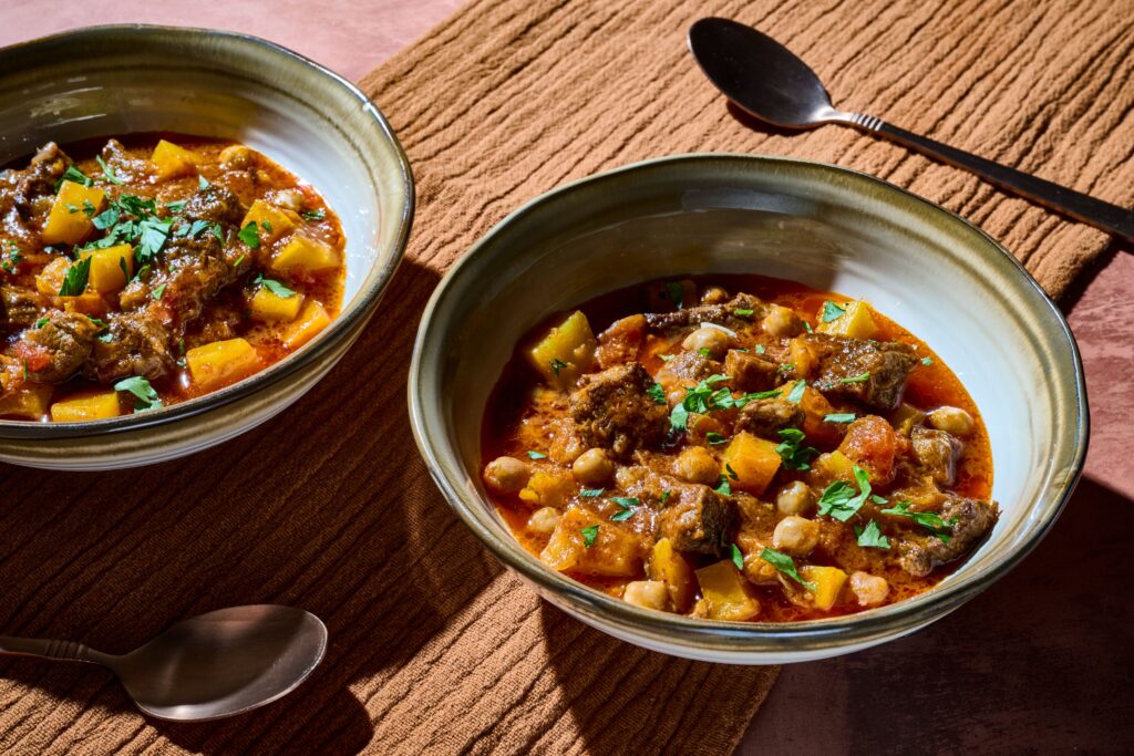 This beef stew with vegetables is a hearty, healthy riff on a classic