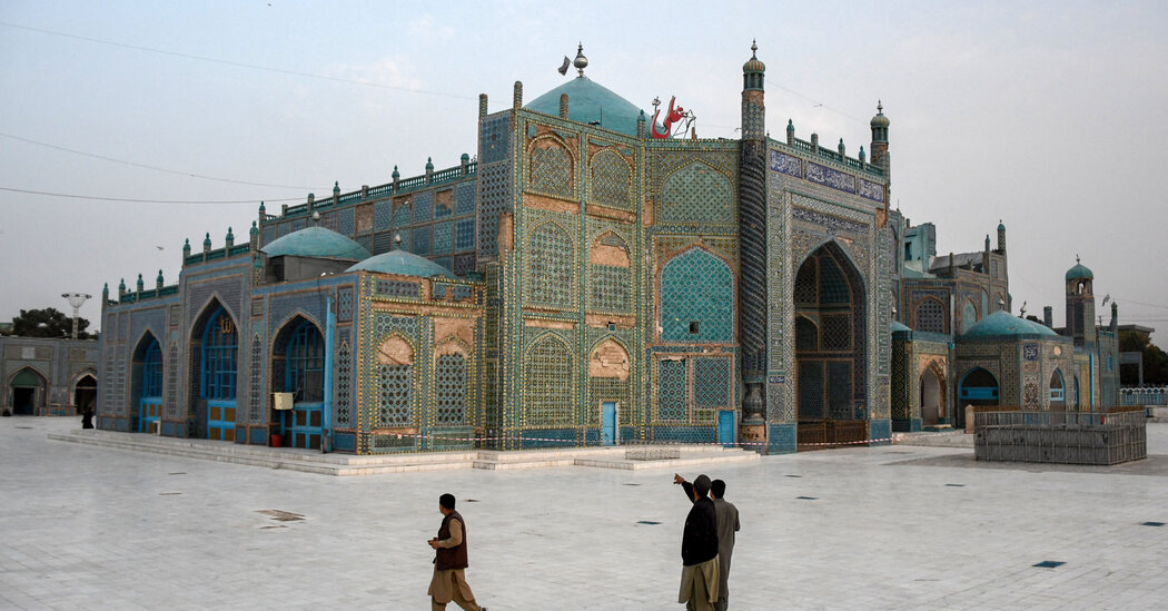 Scars in the Blue Mosque Reveal Afghanistan’s Rifts