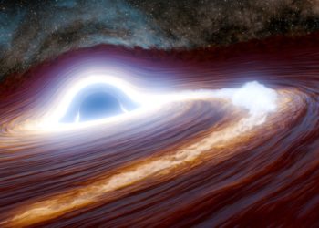 Scientists report the biggest black hole flare ever seen, with light of 10 trillion suns