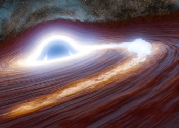 Scientists spot the brightest flare yet from a supermassive black hole