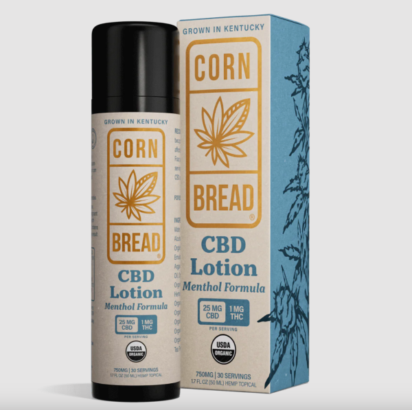 cornbread hemp cbd + menthol lotion