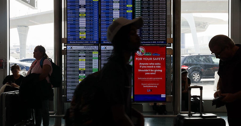 See how often flights have been delayed at major airports during the shutdown