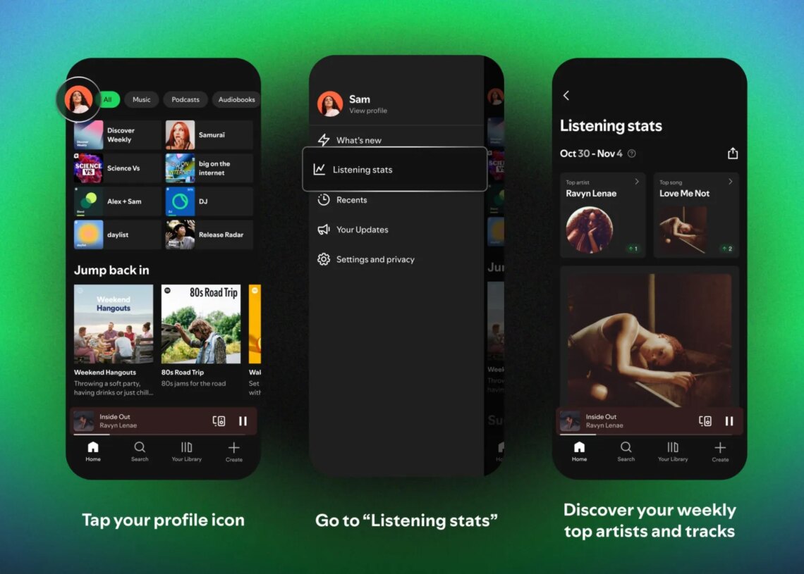 Like Wrapped? Spotify Now Lets You Review Your Week in Music Anytime.