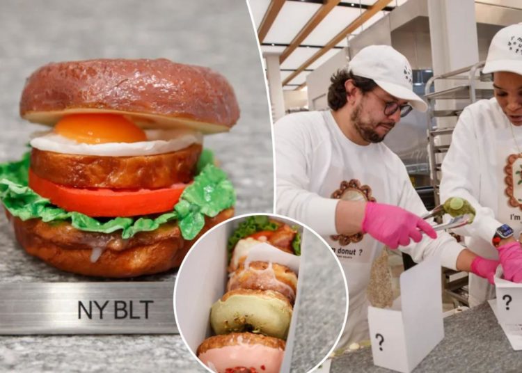 Sweet sensation! Times Square shop goes viral for wild BLT, scrambled eggs donuts