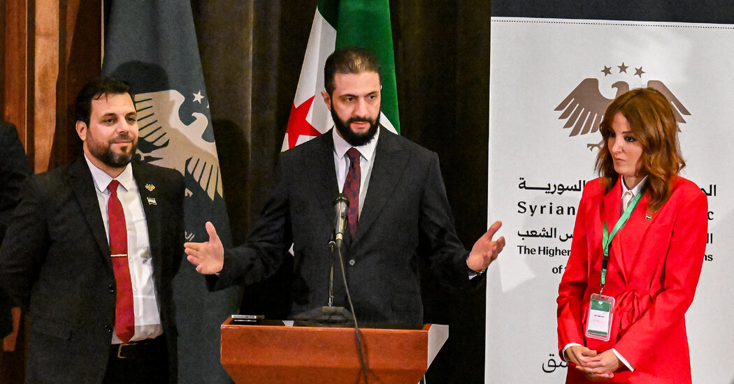 Syria’s President to Visit Washington for First Time Since Taking Power