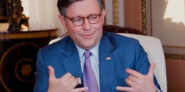 Stephen Miller’s Wife Gives Americans Mike Johnson’s Cringiest Moment