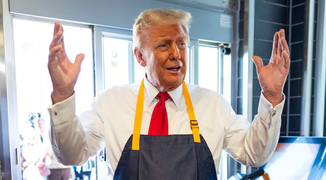 Trump Goons Suggest Tackiest White House Makeover Yet in Scary AI Post