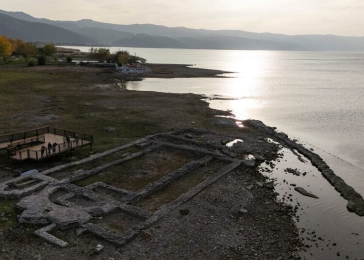 At site of papal prayer in Turkey, a shrinking lake ‘means death’