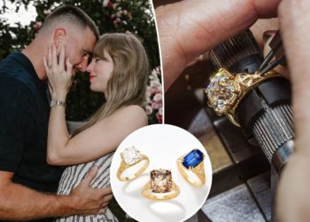 Taylor Swift’s engagement ring designer is auctioning off three new sparklers that could fetch a quarter-million dollars