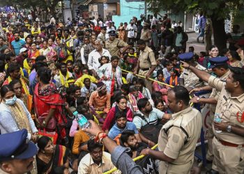 Temple stampede in India’s Andhra Pradesh kills at least 9