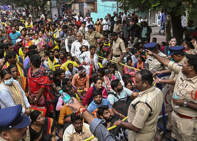 Temple stampede in India’s Andhra Pradesh kills at least 9