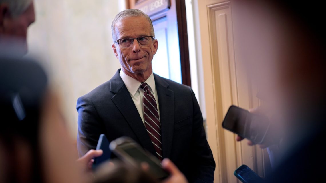 Thune says extended shutdown means Senate needs to shift date on funding government