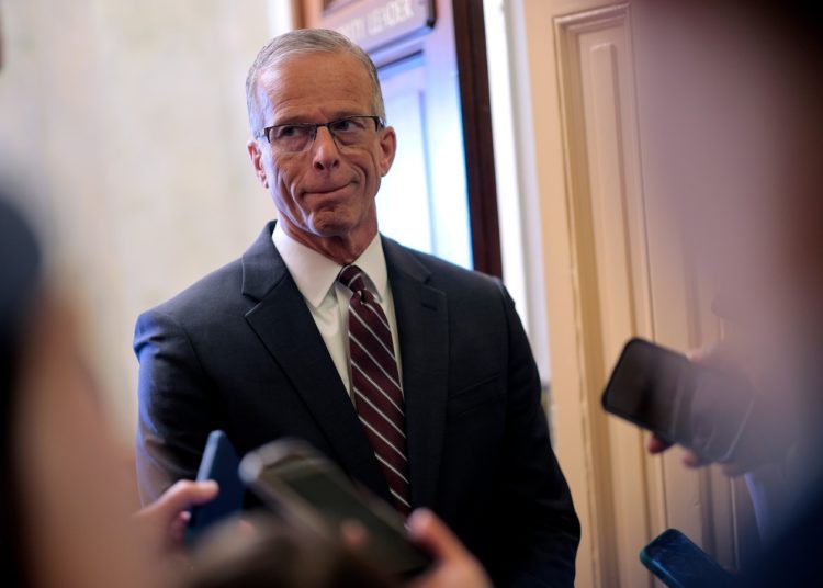 Thune says extended shutdown means Senate needs to shift date on funding government