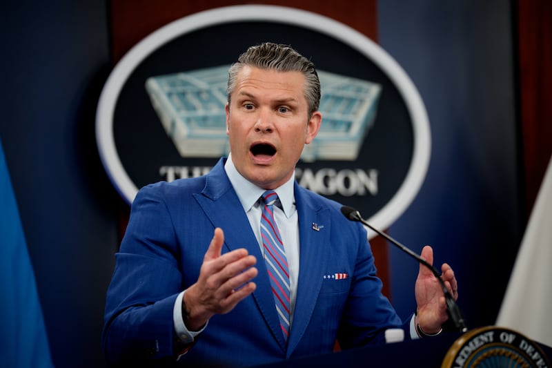 U.S. Defense Secretary Pete Hegseth.