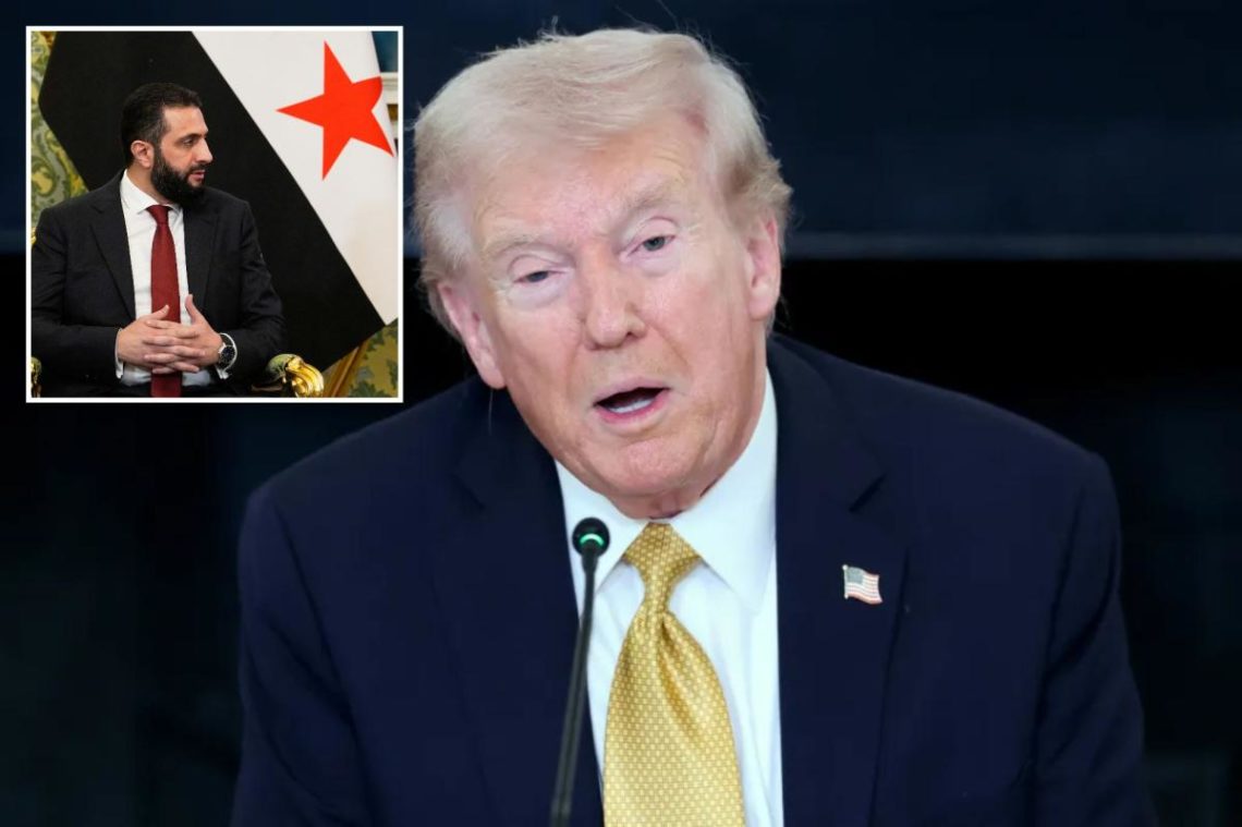 Trump to host Ahmad al-Sharaa, marking first-ever visit by Syrian president to White House: official