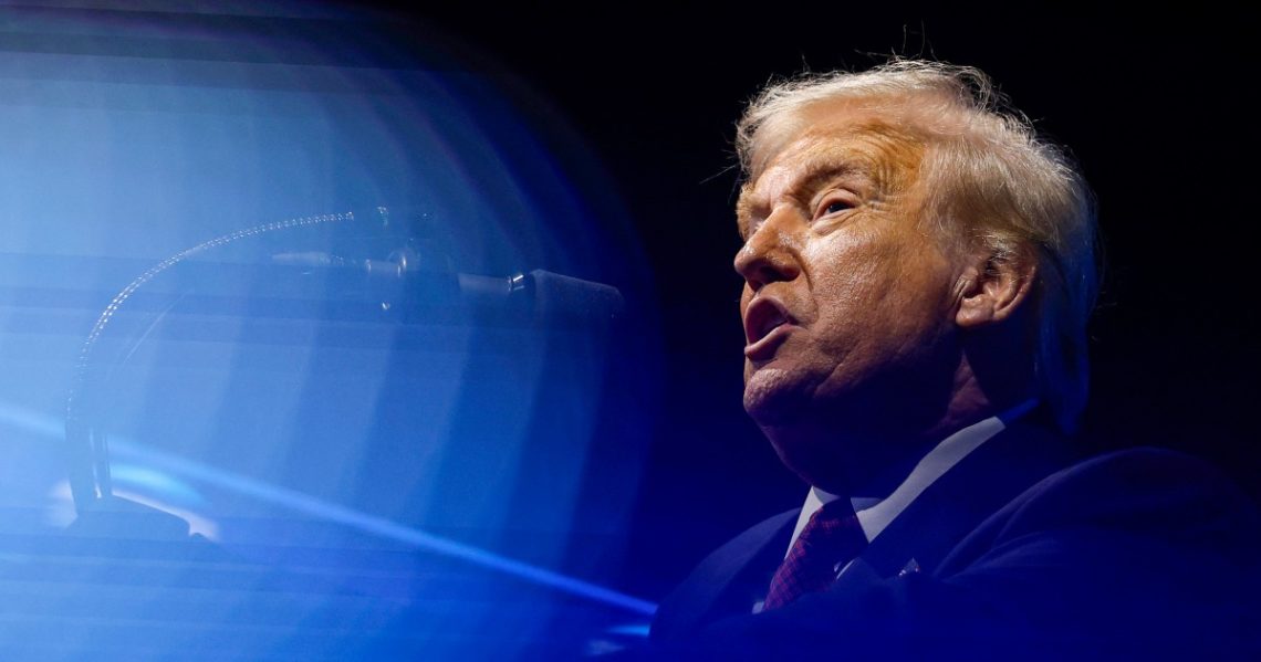 Trump touts his economic agenda a day after heavy GOP election losses